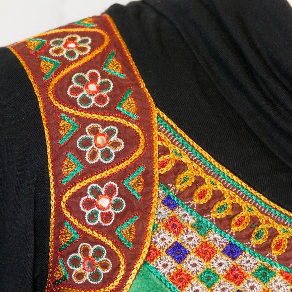 Derhy French Jersey Turtleneck with Embroidery - Picture 6 of 8